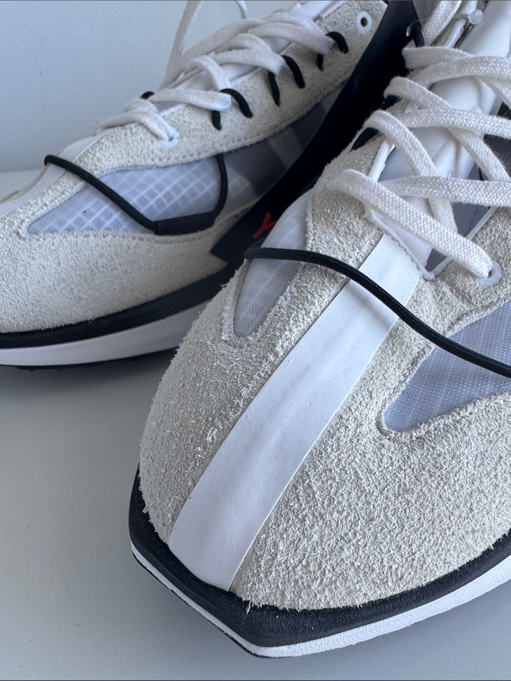 Yohji Yamamoto Y-3 White and Black Men's Sneakers - Picture 14 of 17